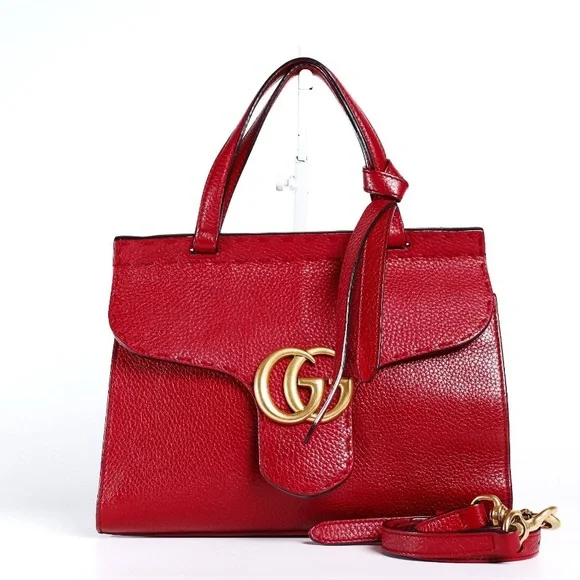 GUCCI Marmont Top Handle Bag - Picture 1 of 15